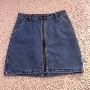 Hollister Ultra High Rise Jean Skirt